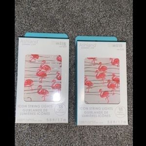 flamingo string lights set of two boxes